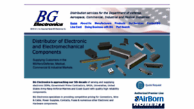 What Bgelectronics.com website looked like in 2018 (5 years ago)