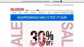 What Bloomfashion.nl website looked like in 2018 (5 years ago)