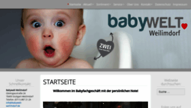 What Babywelt-weilimdorf.de website looked like in 2018 (5 years ago)