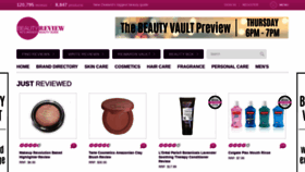 What Beautyreview.co.nz website looked like in 2018 (5 years ago)