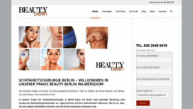 What Beautyberlin.de website looked like in 2018 (5 years ago)
