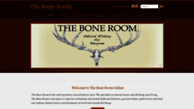 What Boneroom.com website looked like in 2018 (5 years ago)