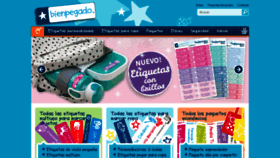 What Bienpegado.es website looked like in 2018 (5 years ago)