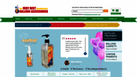 What Balloonaccessory.com website looked like in 2018 (5 years ago)