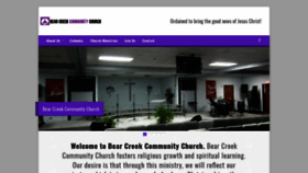 What Bearcreekirving.org website looked like in 2018 (5 years ago)