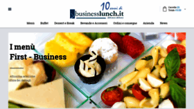 What Businesslunch.it website looked like in 2018 (5 years ago)