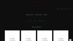 What Budgetvaporscbd.com website looked like in 2018 (5 years ago)