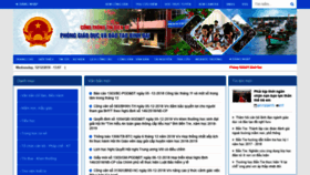 What Binhdai.edu.vn website looked like in 2018 (5 years ago)