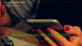 What Bajwacomputers.com website looked like in 2018 (5 years ago)