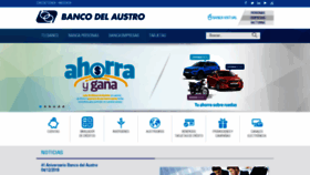 What Bancodelaustro.com website looked like in 2018 (5 years ago)