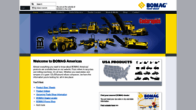 What Bomag.com website looked like in 2018 (5 years ago)