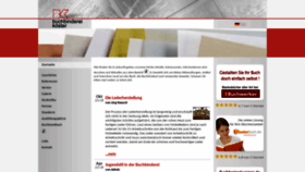 What Buchbinderei-koester.de website looked like in 2018 (5 years ago)