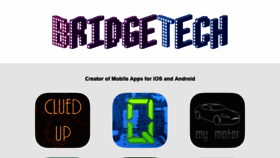 What Bridgetech.io website looked like in 2018 (5 years ago)