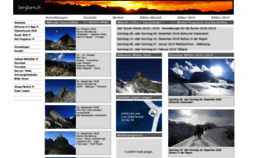 What Bergborn.ch website looked like in 2018 (6 years ago)