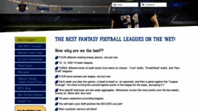 What Bestfantasyfootballleague.com website looked like in 2018 (5 years ago)