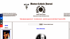 What Boston-catholic-journal.com website looked like in 2018 (5 years ago)