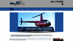 What Blueskyaviation.co.za website looked like in 2018 (5 years ago)