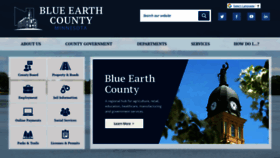 What Blueearthcountymn.gov website looked like in 2018 (5 years ago)