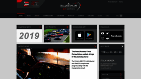 What Blancpain-gt-series.com website looked like in 2018 (5 years ago)