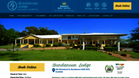 What Bundanoonlodge.com.au website looked like in 2018 (5 years ago)