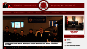 What Besiktas.gov.tr website looked like in 2018 (5 years ago)
