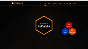 What Beecodes.com website looked like in 2018 (5 years ago)