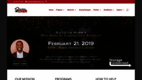 What Buildinghopenc.org website looked like in 2018 (5 years ago)