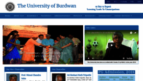 What Buruniv.ac.in website looked like in 2018 (5 years ago)