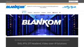 What Blankom.de website looked like in 2018 (5 years ago)