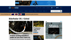 What Bikeradar.com website looked like in 2018 (5 years ago)