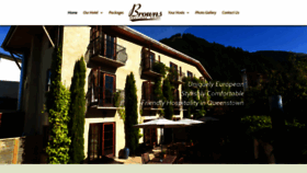 What Brownshotel.co.nz website looked like in 2018 (5 years ago)