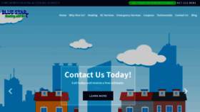 What Bluestar-ac.com website looked like in 2018 (5 years ago)