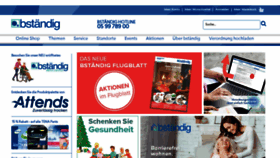 What Bstaendig.at website looked like in 2018 (7 years ago)