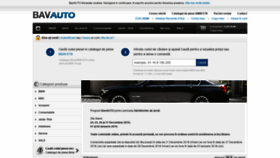 What Bavauto.ro website looked like in 2018 (5 years ago)