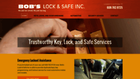 What Bobslockandsafe.net website looked like in 2018 (5 years ago)
