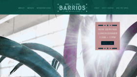 What Barriosmexicanokc.com website looked like in 2018 (5 years ago)