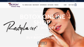 What Botoxonlineshop.com website looked like in 2018 (5 years ago)