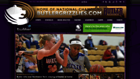What Butlergrizzlies.com website looked like in 2018 (5 years ago)