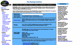 What Bindingdb.org website looked like in 2018 (5 years ago)