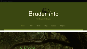 What Bruderinfo.de website looked like in 2018 (5 years ago)