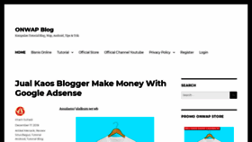 What Bloggermuntilan.com website looked like in 2018 (5 years ago)