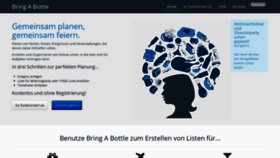 What Bringabottle.de website looked like in 2018 (5 years ago)