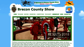 What Breconcountyshow.co.uk website looked like in 2018 (5 years ago)