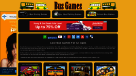 What Bus-games.com website looked like in 2018 (5 years ago)