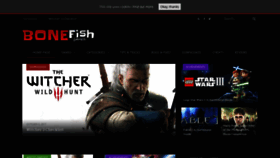 What Bonefishgamer.com website looked like in 2018 (5 years ago)