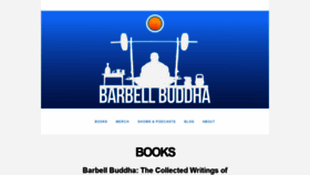 What Barbellbuddha.com website looked like in 2018 (5 years ago)