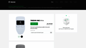 What Buytrezor.com website looked like in 2018 (5 years ago)