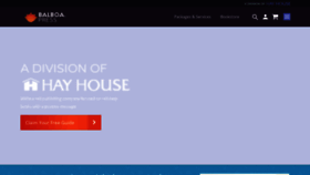 What Balboapress.com website looked like in 2018 (5 years ago)