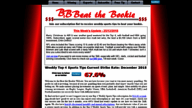 What Beatthebookie.biz website looked like in 2018 (5 years ago)