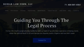 What Bomarlawfirm.com website looked like in 2018 (5 years ago)